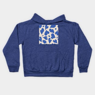 Blue Matisse Hearts Kids Hoodie